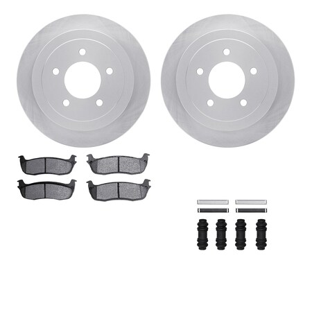 Dynamic Friction Co 6212-99498, Rotors with Heavy Duty Brake Pads includes Hardware 6212-99498